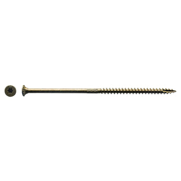 (750 Count) Big Timber BTX105 10 x 5" Bronze Star Flat Head Screws